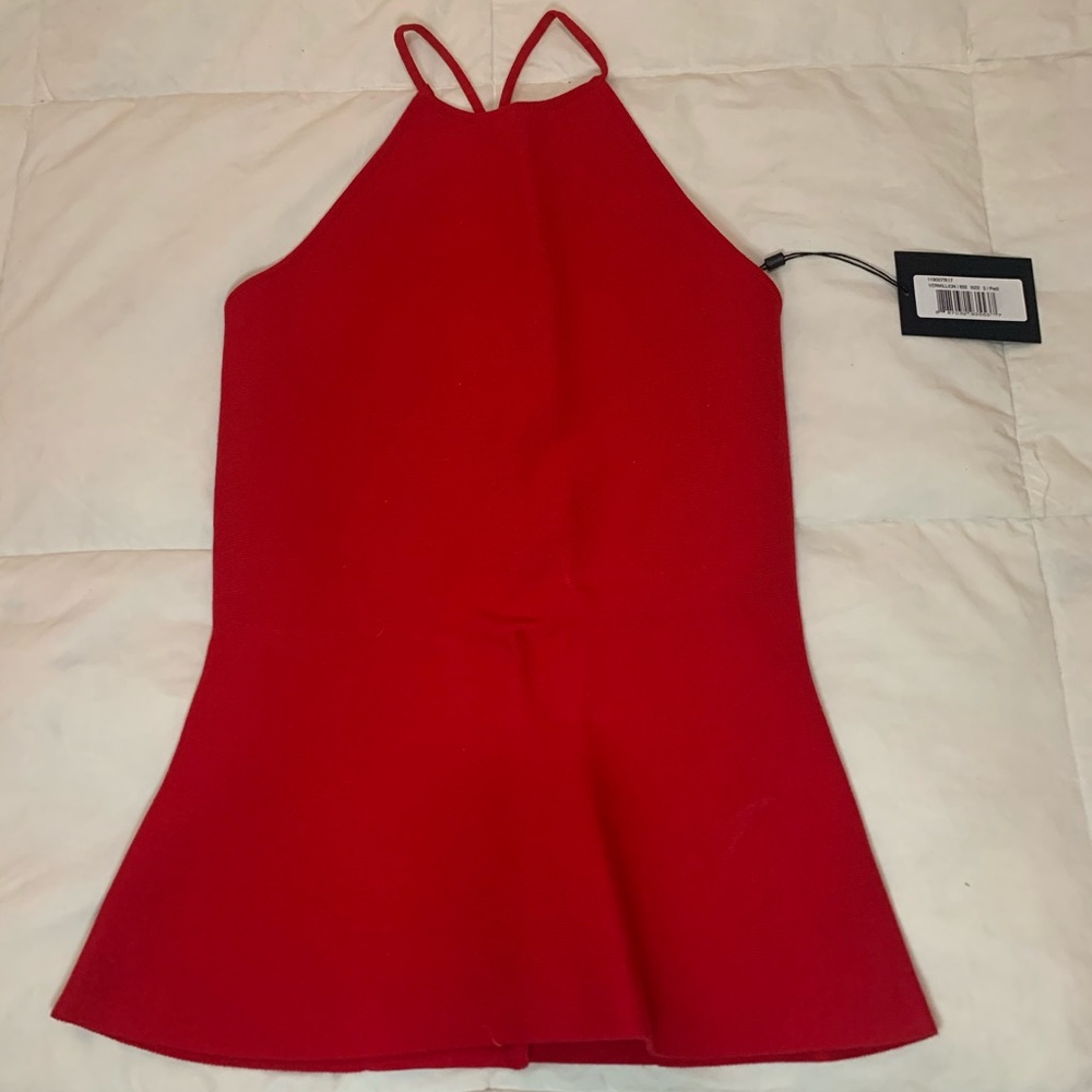 Alexander Wang Back slit Top and pencil skirt